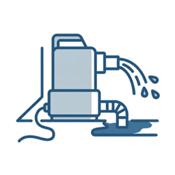 icon eliminare apă din beci
